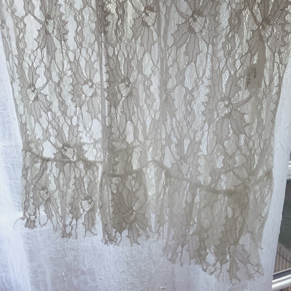 White Lace Tunic Mini Dress XS/S - Picture 4 of 4